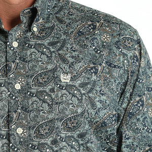 Cinch Men's Paisley Stretch Shirt MEN - Clothing - Shirts - Long Sleeve Shirts Cinch   