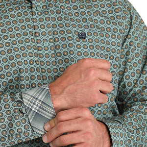 Cinch Men's Medallion Print Shirt MEN - Clothing - Shirts - Long Sleeve Shirts Cinch   