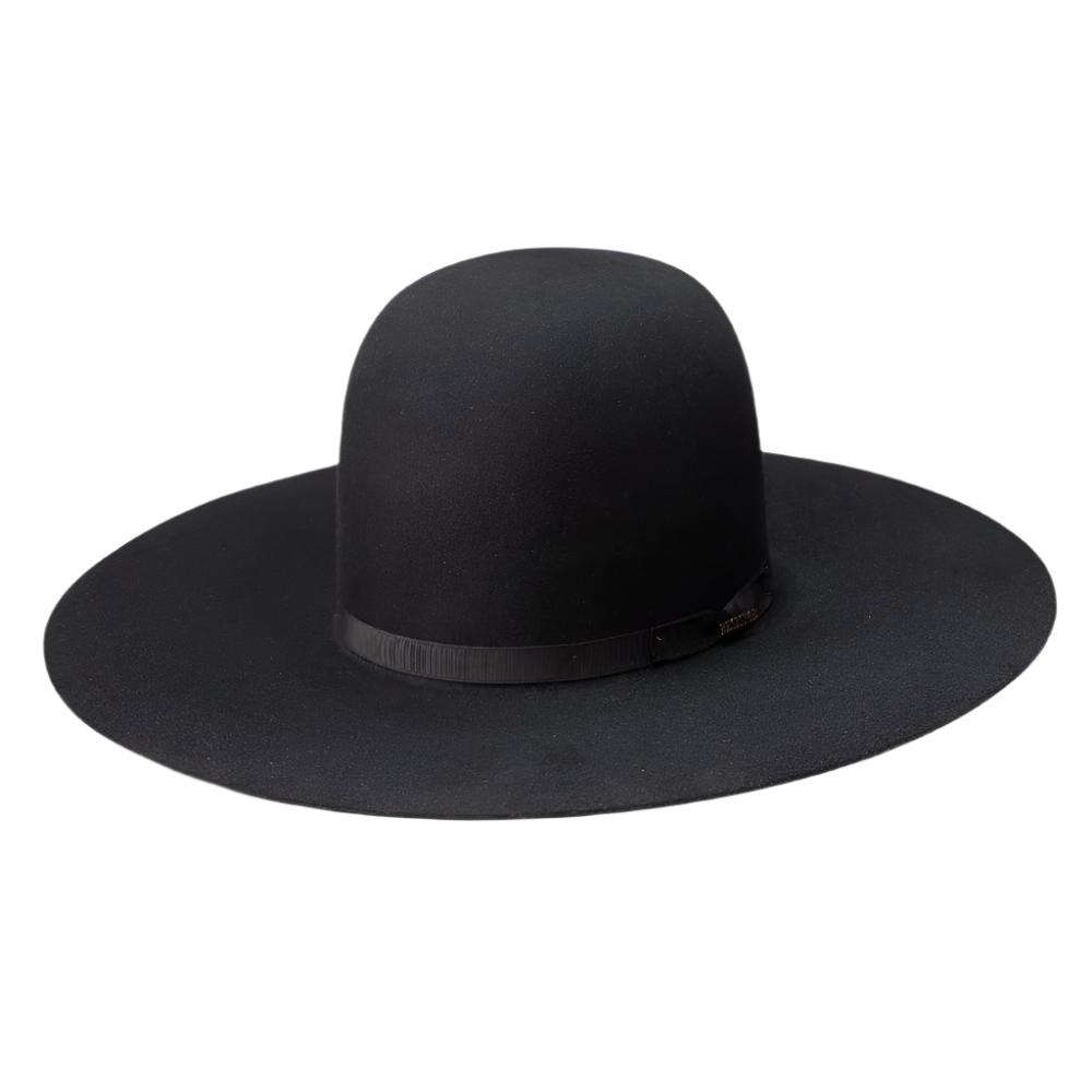 Resistol Showdown 7X Open Crown Felt Hat Black Teskeys