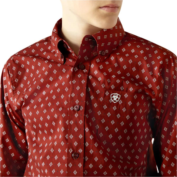 Ariat Boy's Pax Classic Fit Shirt KIDS - Boys - Clothing - Shirts - Long Sleeve Shirts Ariat Clothing   
