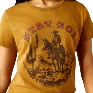 Ariat Women's Stay Gold Tee WOMEN - Clothing - Tops - Short Sleeved Ariat Clothing   