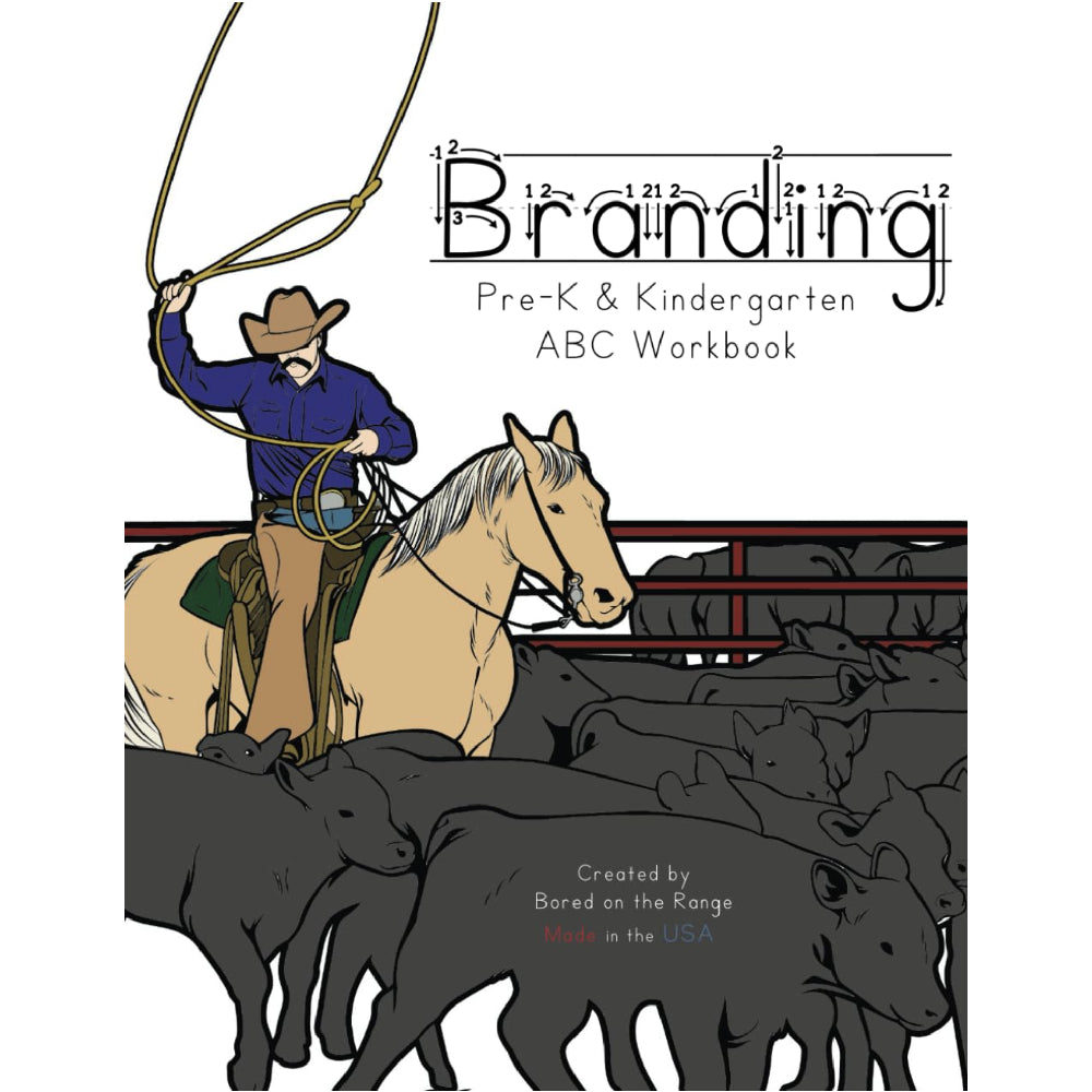 Branding: Pre-K & Kindergarten ABC Workbook HOME & GIFTS - Books Bored on the Range   