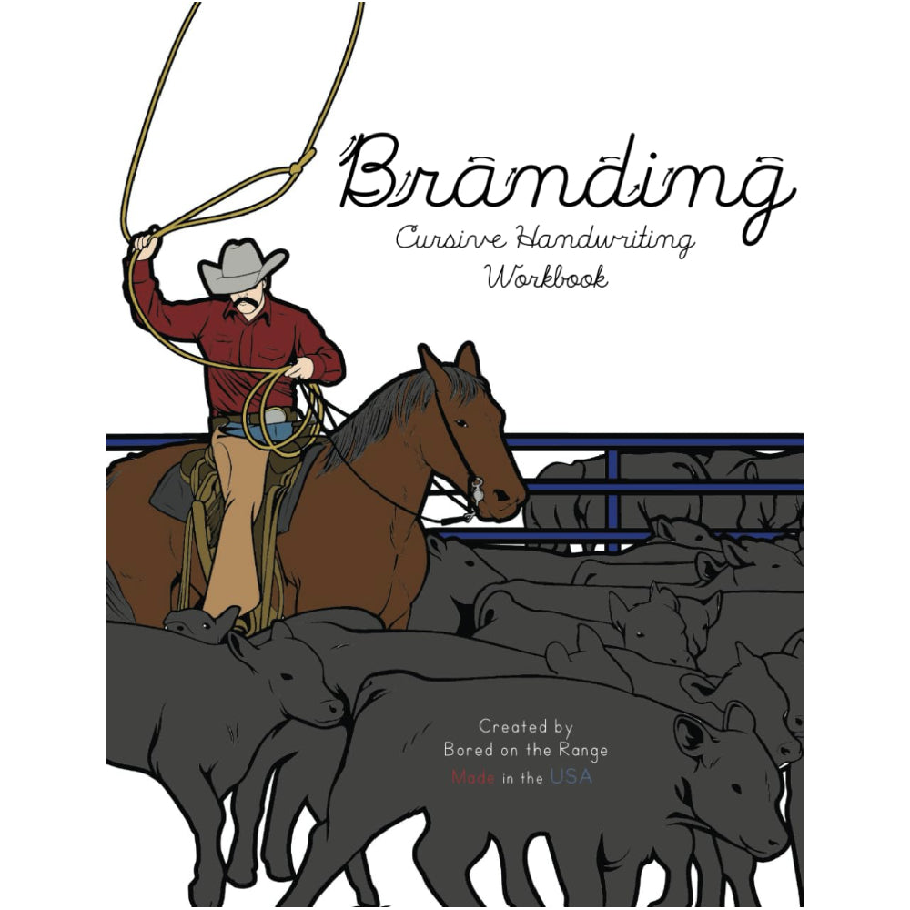 Branding: Cursive Handwriting Workbook HOME & GIFTS - Books Bored on the Range   