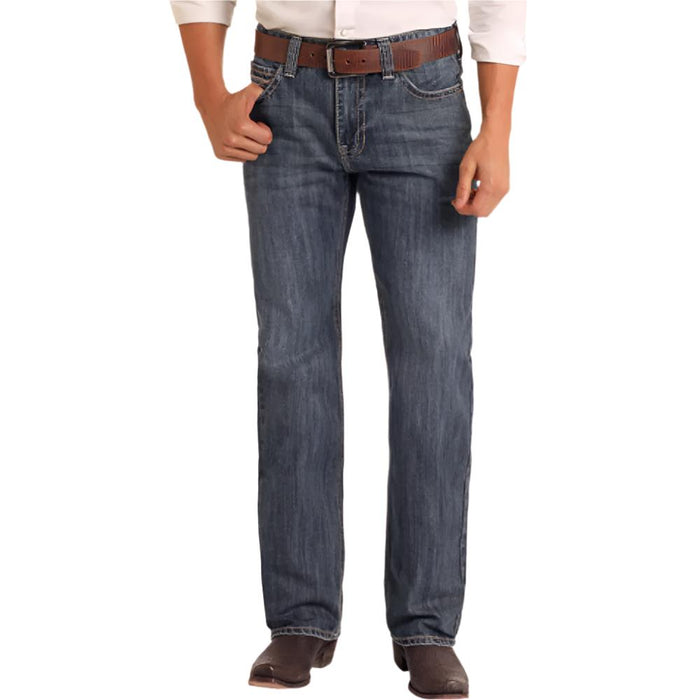 Rock & Roll Denim Men's Relaxed Straight Boot Jean - FINAL SALE MEN - Clothing - Jeans Panhandle