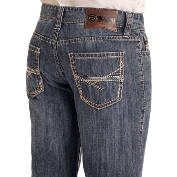 Rock & Roll Denim Men's Relaxed Straight Boot Jean - FINAL SALE MEN - Clothing - Jeans Panhandle