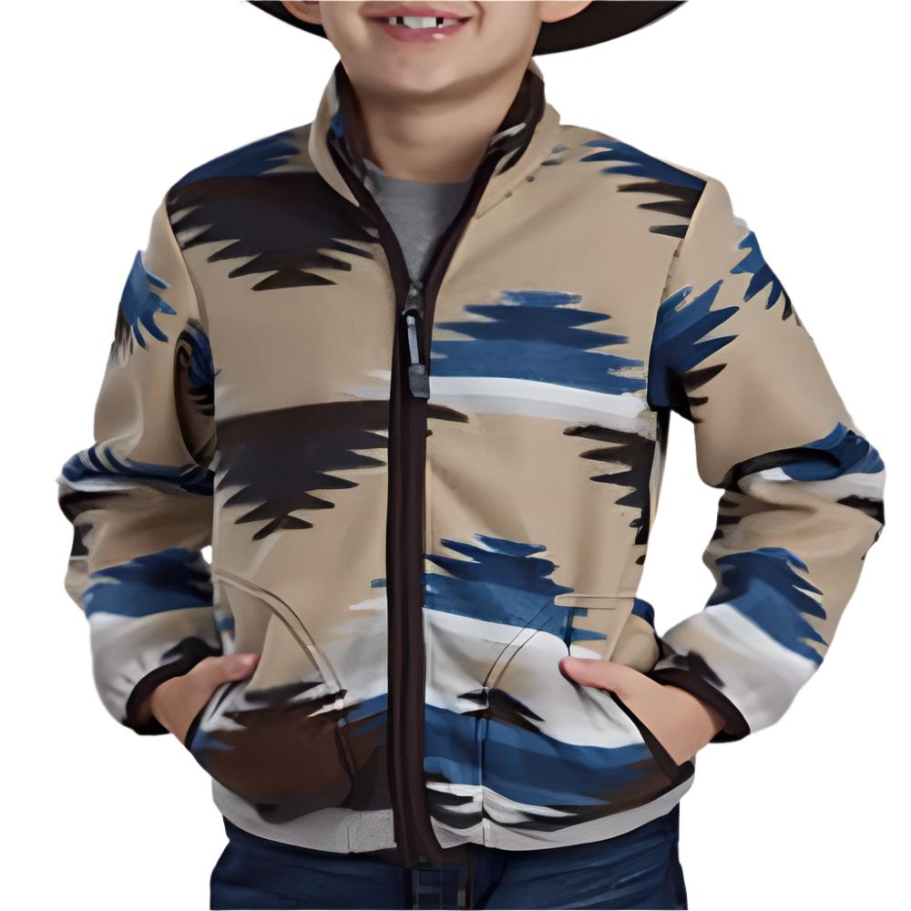 Roper Boy's Aztec Fleece Jacket KIDS - Boys - Clothing - Outerwear - Jackets ROPER APPAREL & FOOTWEAR   