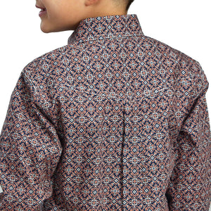 Roper Boy's Ginger Foulard Shirt KIDS - Boys - Clothing - Shirts - Long Sleeve Shirts Roper Apparel & Footwear   