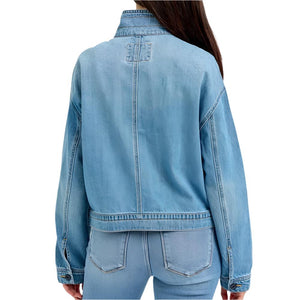 Risen Patch Pocket Denim Jacket WOMEN - Clothing - Outerwear - Jackets Risen Jeans   