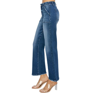 Risen High Rise Ankle Flare Jeans WOMEN - Clothing - Jeans Risen Jeans   