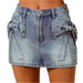 * Bow Pocket Denim Mini Skirt - FINAL SALE WOMEN - Clothing - Skirts So Me