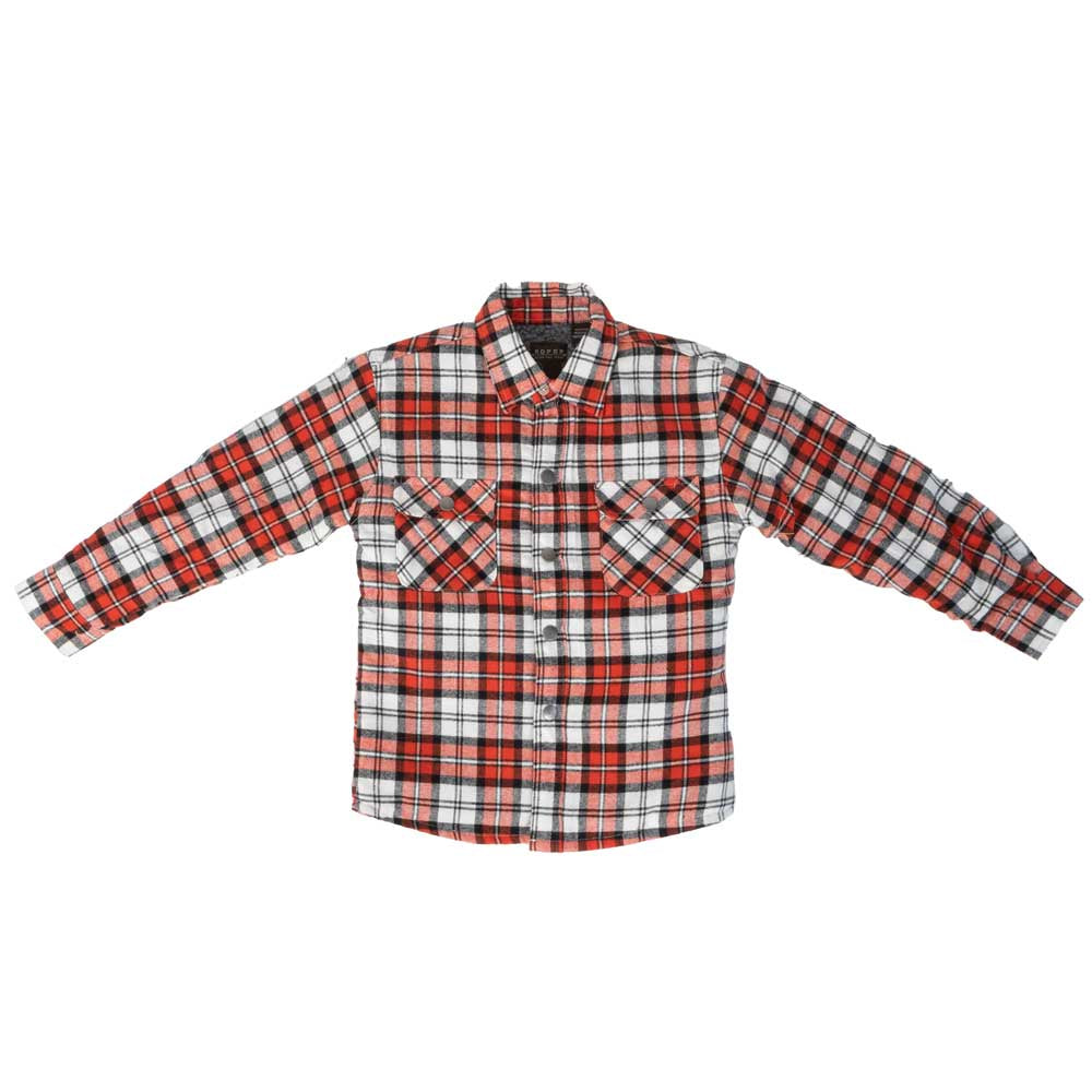 Roper Boy's Sherpa Lined Flannel Shirt Jacket KIDS - Boys - Clothing - Outerwear - Jackets Roper Apparel & Footwear   