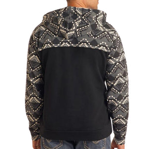 Rock & Roll Denim Men's Aztec Hoodie MEN - Clothing - Pullovers & Hoodies Panhandle   