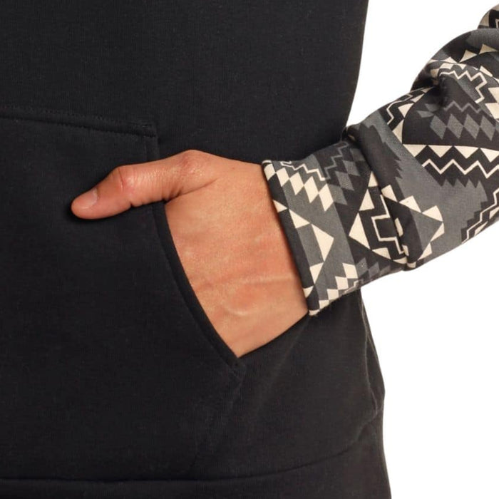 * Rock & Roll Denim Men's Aztec Hoodie - FINAL SALE MEN - Clothing - Pullovers & Hoodies Panhandle
