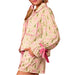* Satin Christmas Tree Pajama Set - FINAL SALE WOMEN - Clothing - Loungewear Peach Love California