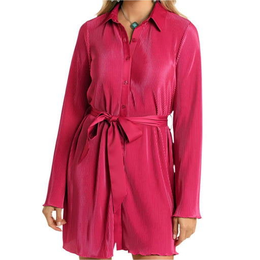 * Rock & Roll Denim Women's Plisse Shirt Dress - FINAL SALE WOMEN - Clothing - Dresses Panhandle