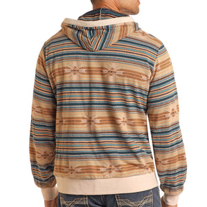 Rock & Roll Denim Men's Aztec Jacquard Hoodie MEN - Clothing - Pullovers & Hoodies Panhandle