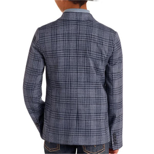 Rock & Roll Denim Boy's Plaid Sport Coat