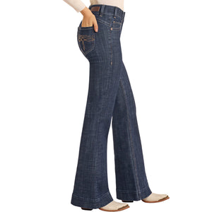 Rock & Roll Denim Women's Mid Rise Trouser