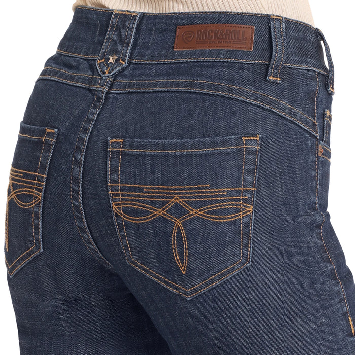 Rock & Roll Denim Women's Mid Rise Trouser - FINAL SALE WOMEN - Clothing - Jeans Panhandle