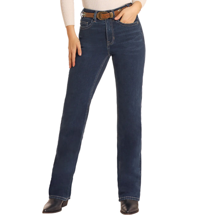 Rock & Roll Denim Women's Boot Stitch High Rise Bootcut Jeans - FINAL SALE WOMEN - Clothing - Jeans Panhandle