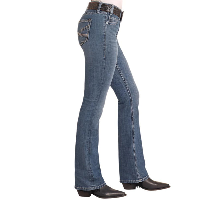 * Rock & Roll Denim Women's Curved Riding Jeans - FINAL SALE WOMEN - Clothing - Jeans Panhandle