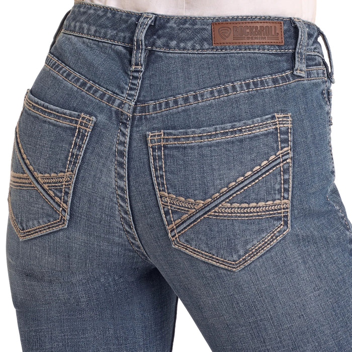 * Rock & Roll Denim Women's Curved Riding Jeans - FINAL SALE WOMEN - Clothing - Jeans Panhandle