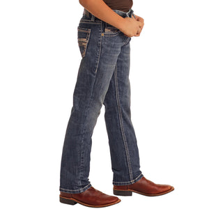 Rock & Roll Denim Boy's Revolver Straight Leg Jeans KIDS - Boys - Clothing - Jeans Panhandle