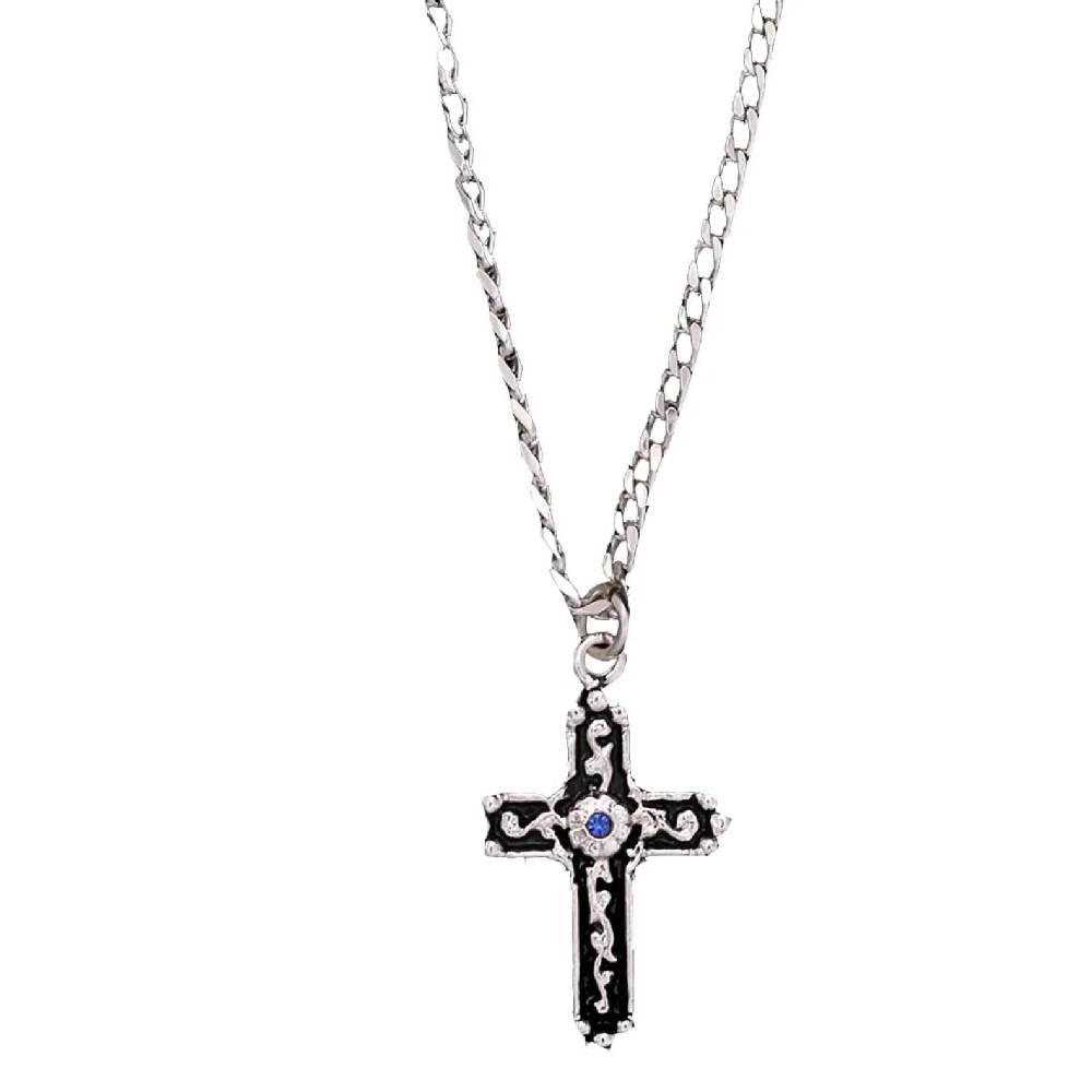 Silver Cross Necklace MEN - Accessories - Jewelry & Cuff Links M&F Western Products