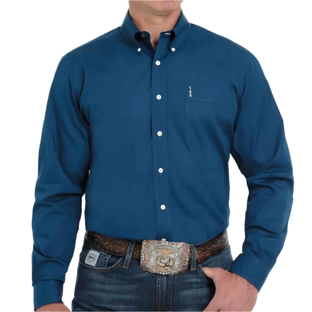 Cinch Men's Solid Modern Fit Shirt MEN - Clothing - Shirts - Long Sleeve Shirts Cinch