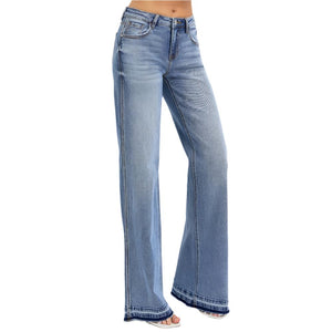 Risen Low Rise Wide Leg Jean WOMEN - Clothing - Jeans Risen Jeans