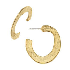 Small Gold Hoop Earring WOMEN - Accessories - Jewelry - Earrings Susan Shaw