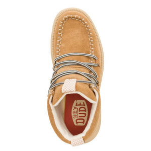 Hey Dude Reyes Suede - Tan WOMEN - Footwear - Casuals Hey Dude