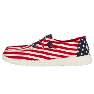 Hey Dude Wally Americana - American Flag MEN - Footwear - Casual Shoes Hey Dude