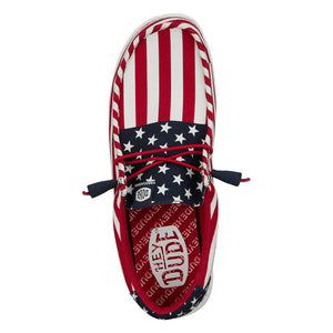 Hey Dude Wally Americana - American Flag MEN - Footwear - Casual Shoes Hey Dude