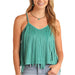 * Rock & Roll Denim Women's Microsuede Fringe Tank Top - FINAL SALE WOMEN - Clothing - Tops - Sleeveless Panhandle