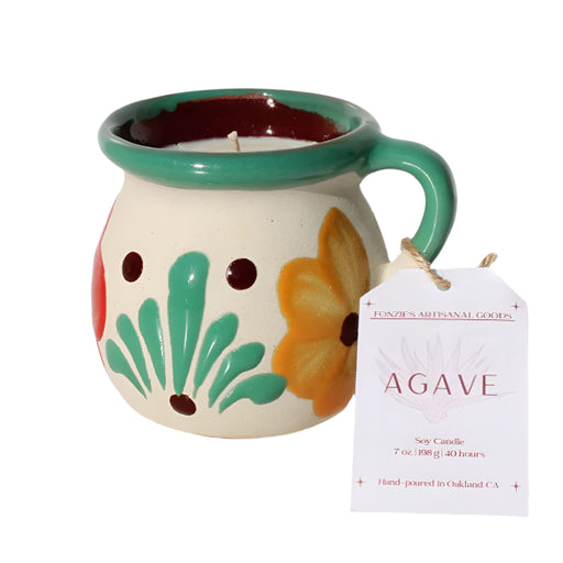Agave Jarrito Candle - 7oz HOME & GIFTS - Home Decor - Candles + Diffusers Fonzie's Artisanal Goods