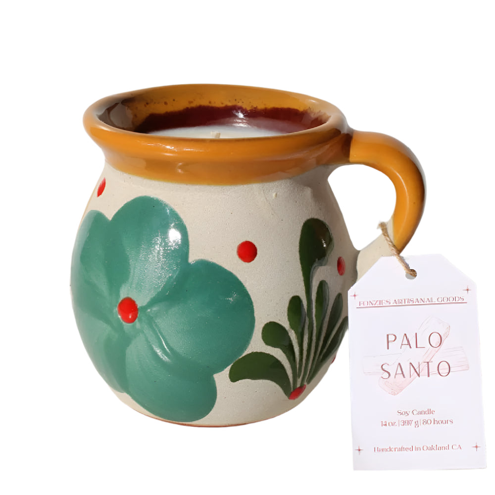 Palo Santo Jarrito Candle - 14oz HOME & GIFTS - Home Decor - Candles + Diffusers Fonzie's Artisanal Goods