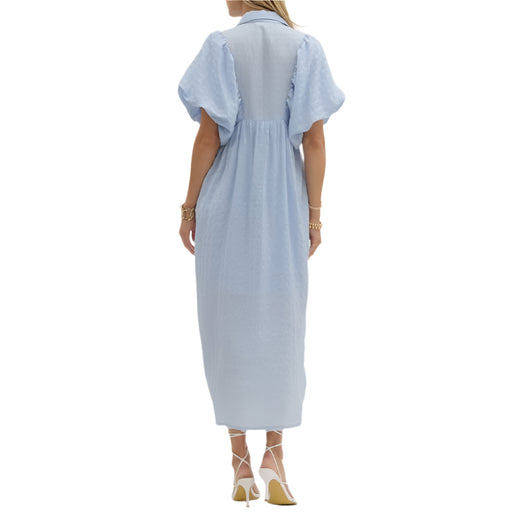 * Puff Sleeve Midi Dress - FINAL SALE WOMEN - Clothing - Dresses Entro