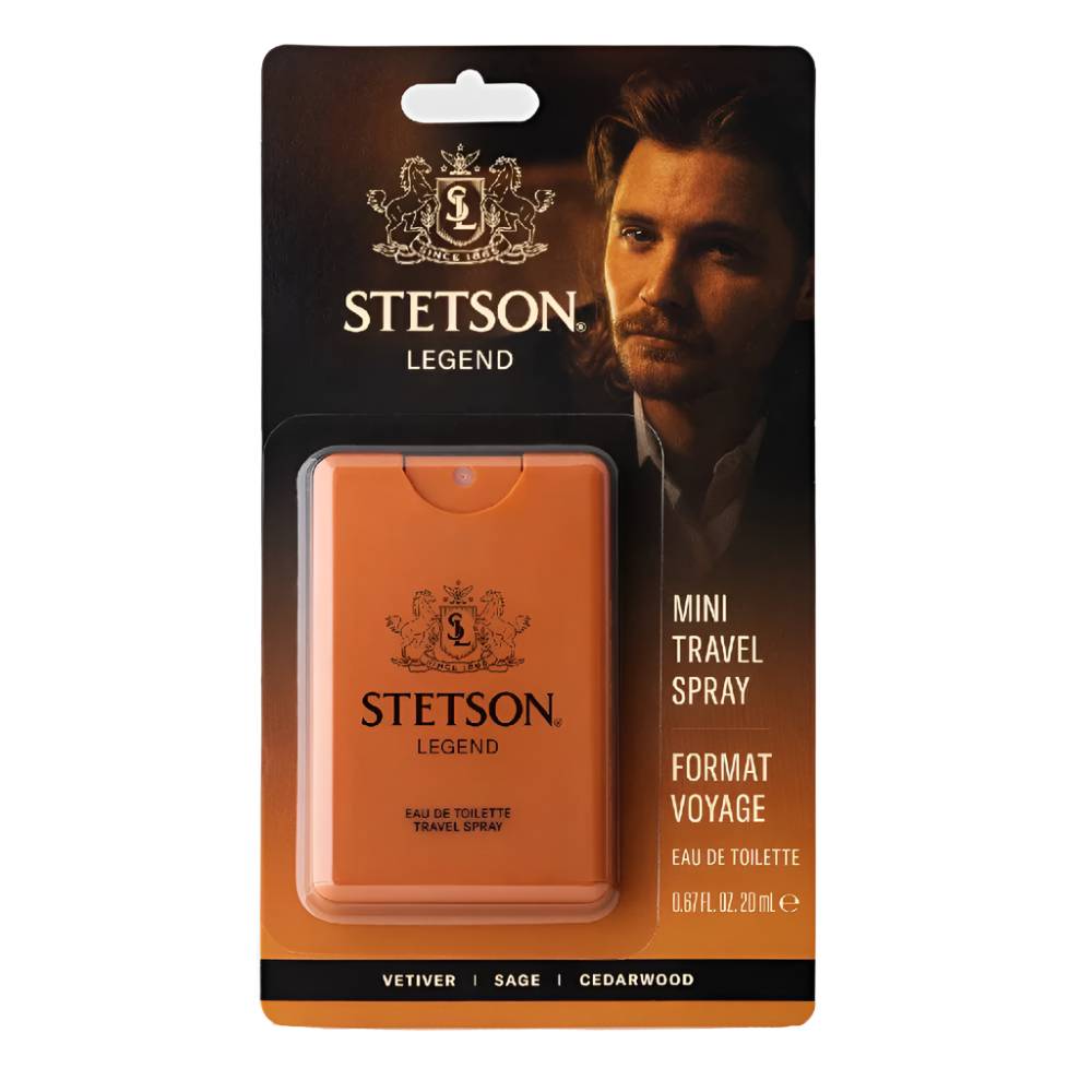 Stetson Legend Mini Travel Spray MEN - Accessories - Grooming & Cologne Roper Apparel & Footwear