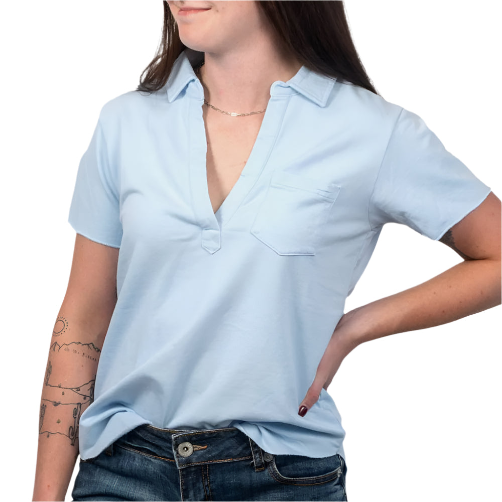 Dylan Polo Top WOMEN - Clothing - Tops - Short Sleeved Dylan