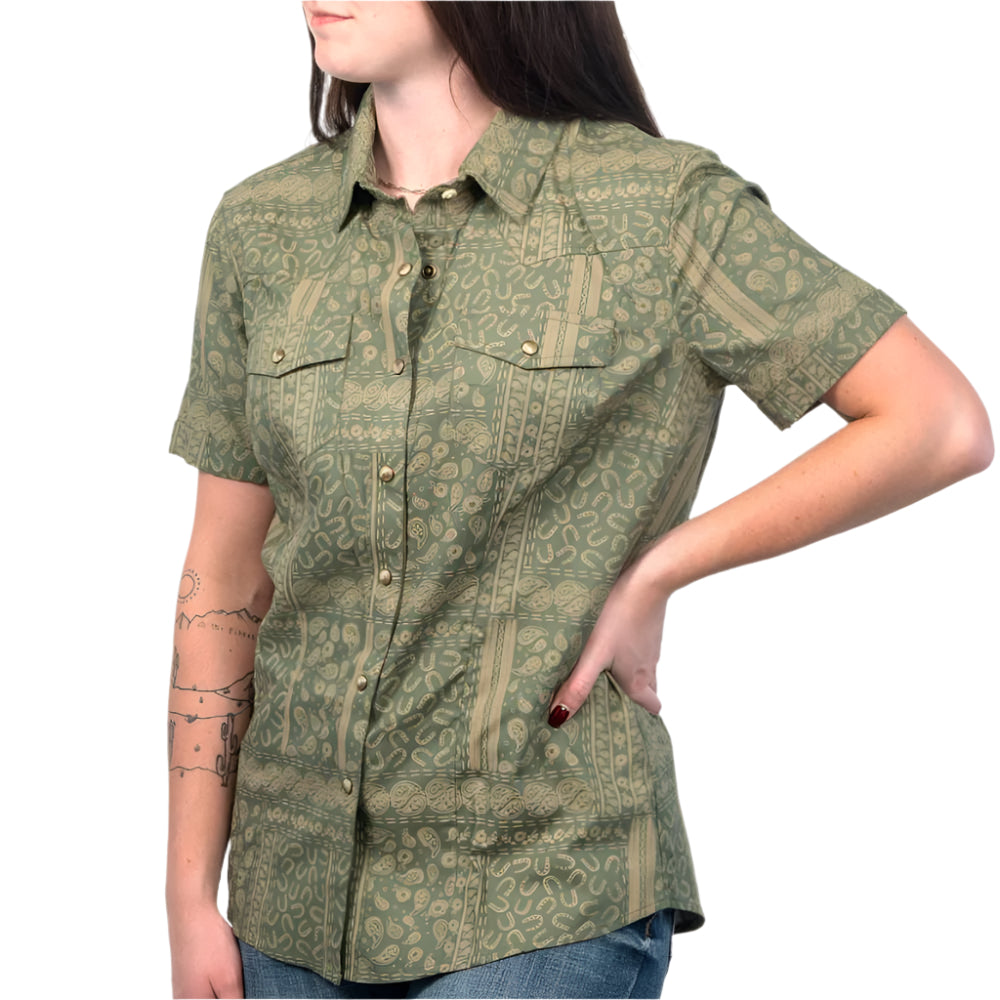 Panhandle Slim Women's Bandana Snap Shirt WOMEN - Clothing - Tops - Short Sleeved Panhandle