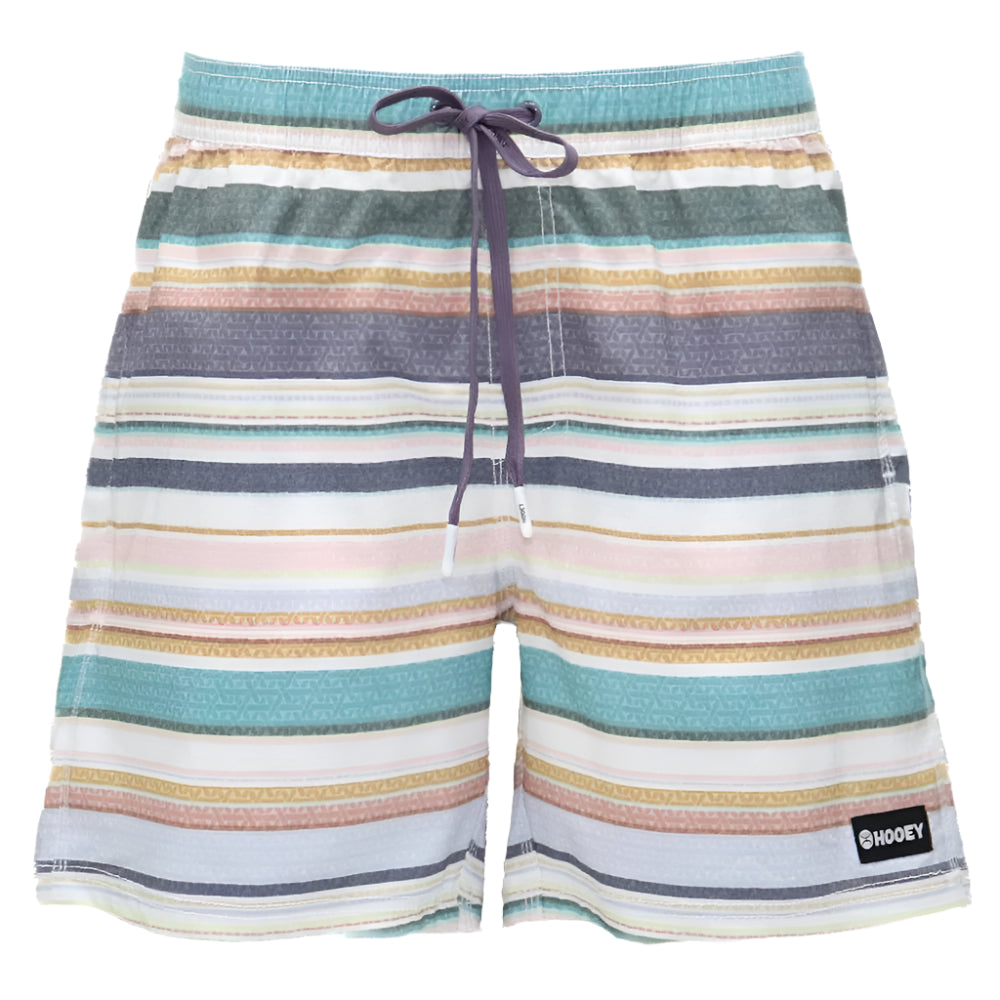 Hooey Boy's "Big Wake" Stripe Boardshort KIDS - Boys - Clothing - Surf & Swimwear Hooey