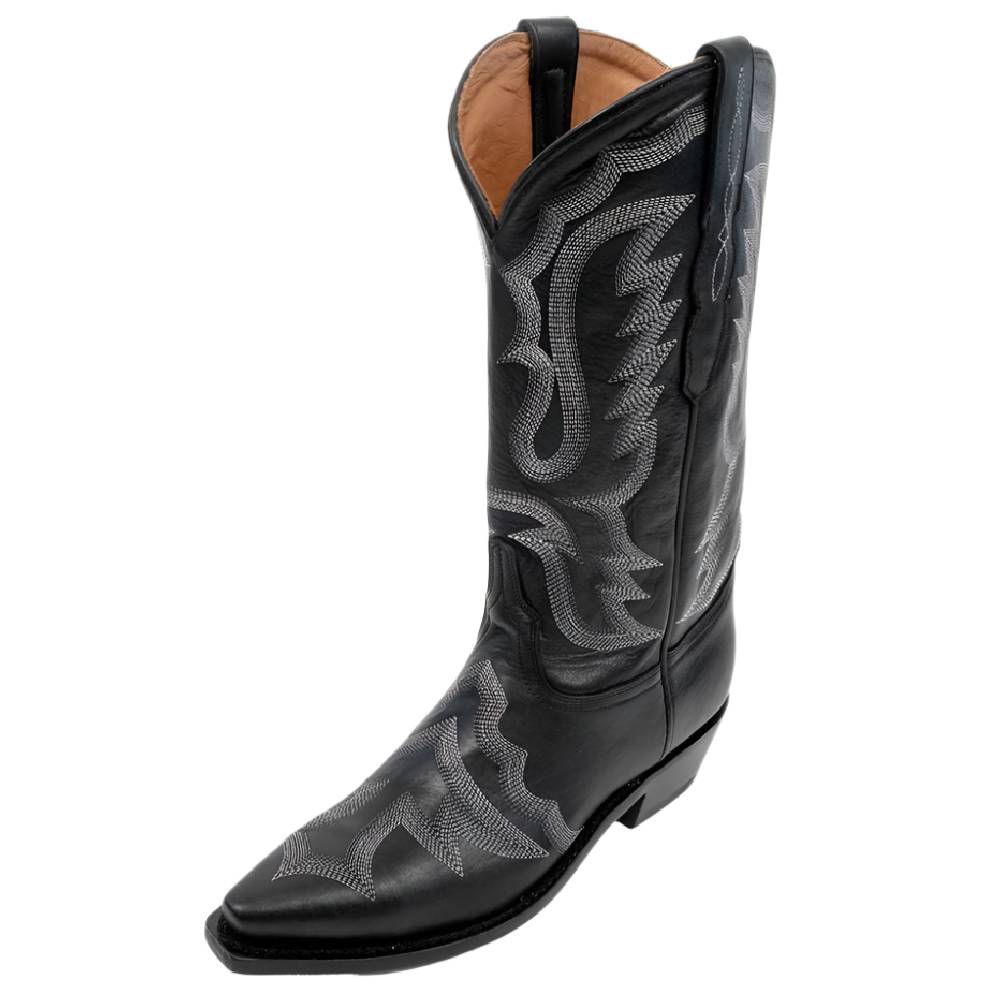 Lucchese Black Cow Vamp Stitch Western Boot WOMEN - Footwear - Boots - Booties LUCCHESE BOOT CO.