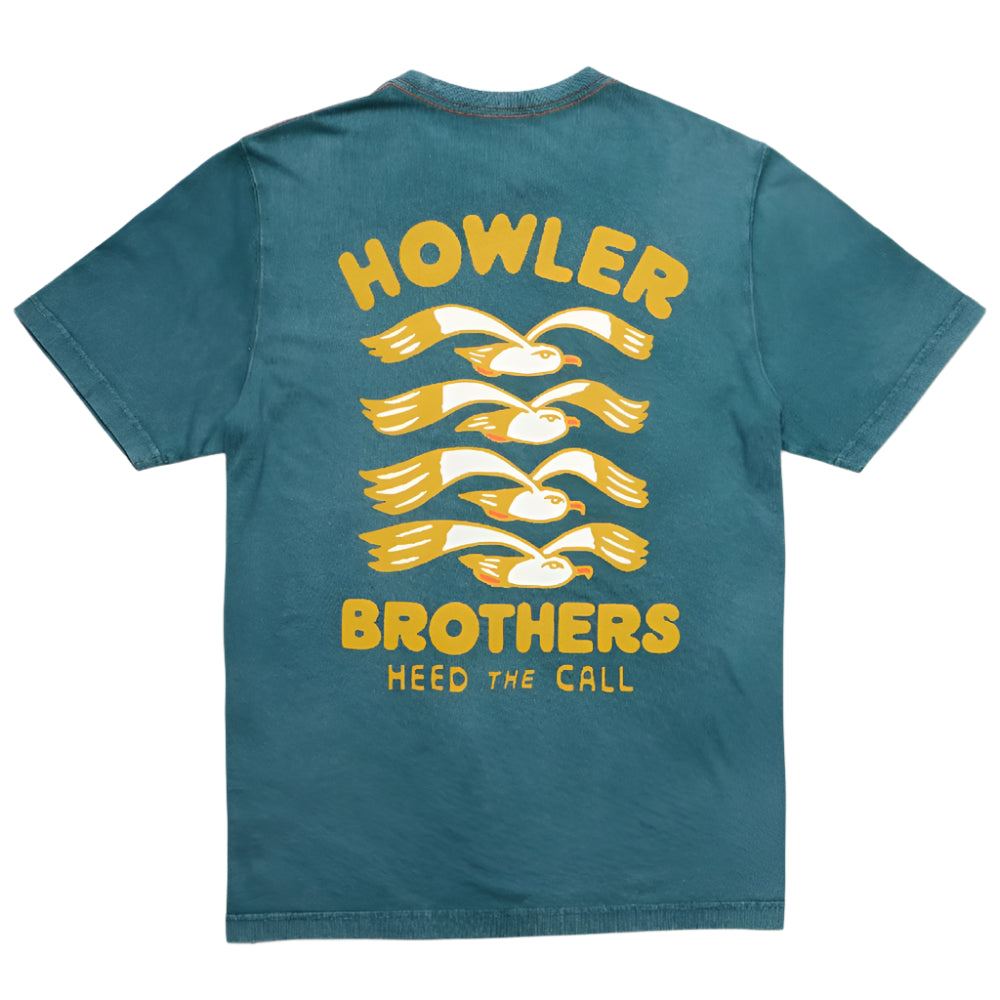 Howler Flocka Seagulls Cotton Tee MEN - Clothing - T-Shirts & Tanks Howler Bros