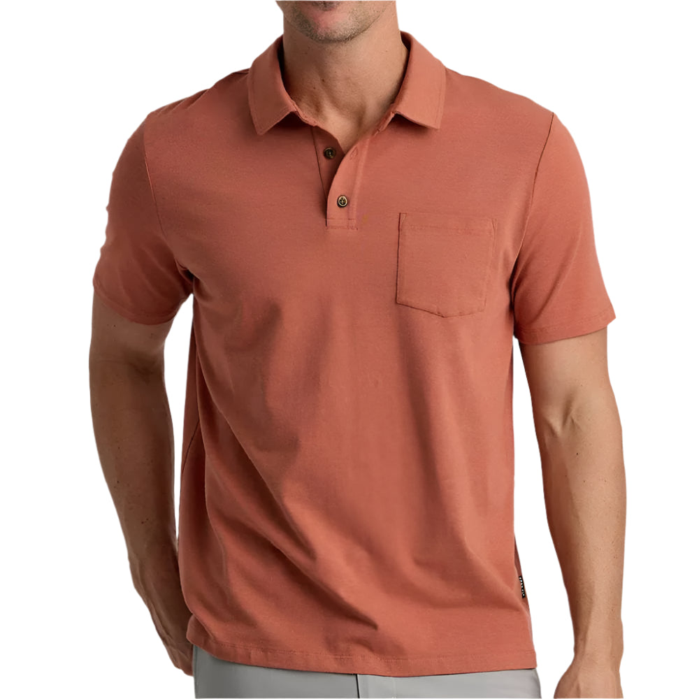 Free Fly Men's Bamboo Current Polo Shirt MEN - Clothing - Shirts - Short Sleeve Free Fly Apparel