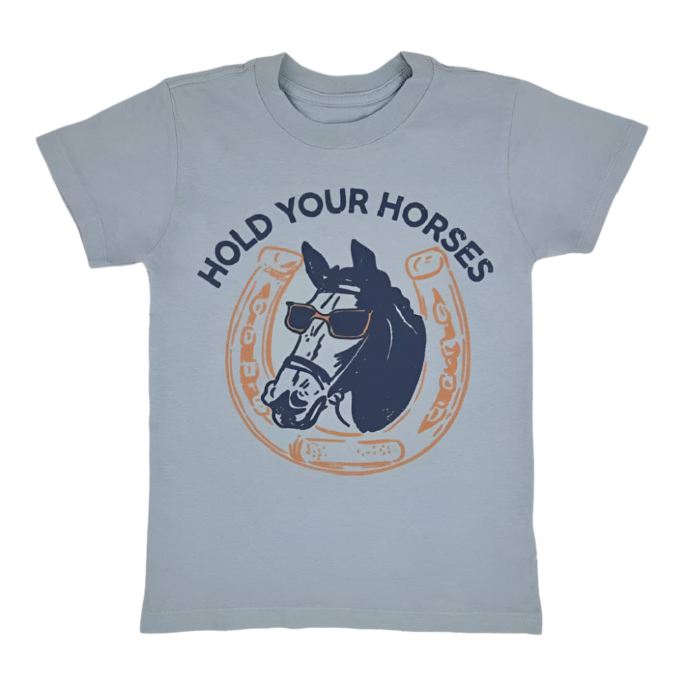 Tiny Whales Toddler "Hold Your Horses" Tee