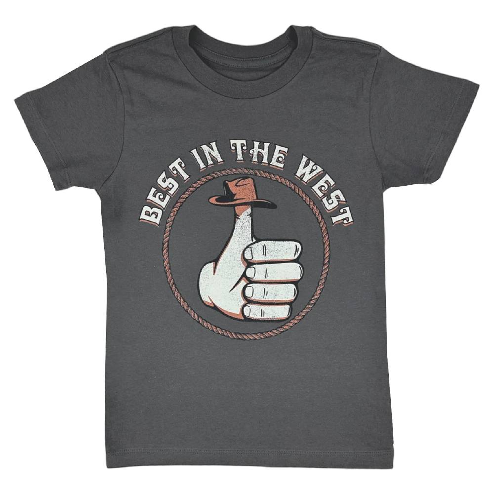 Tiny Whales Toddler Boy's "Best In The West" Tee