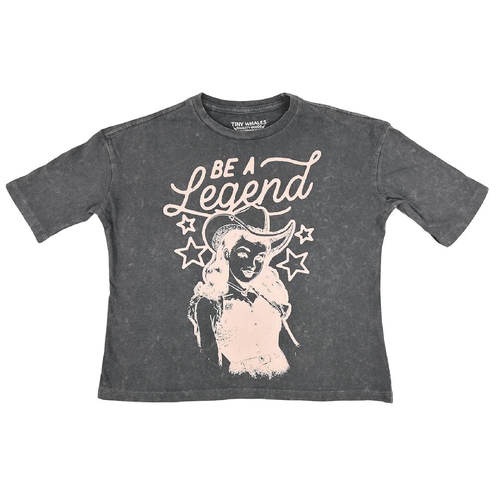 Tiny Whales Toddler Girl's "Be A Legend" Super Tee KIDS - Girls - Clothing - Shirts - Short Sleeve Shirts Tiny Whales