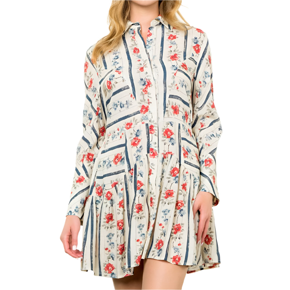 Floral Dress WOMEN - Clothing - Dresses THML Clothing