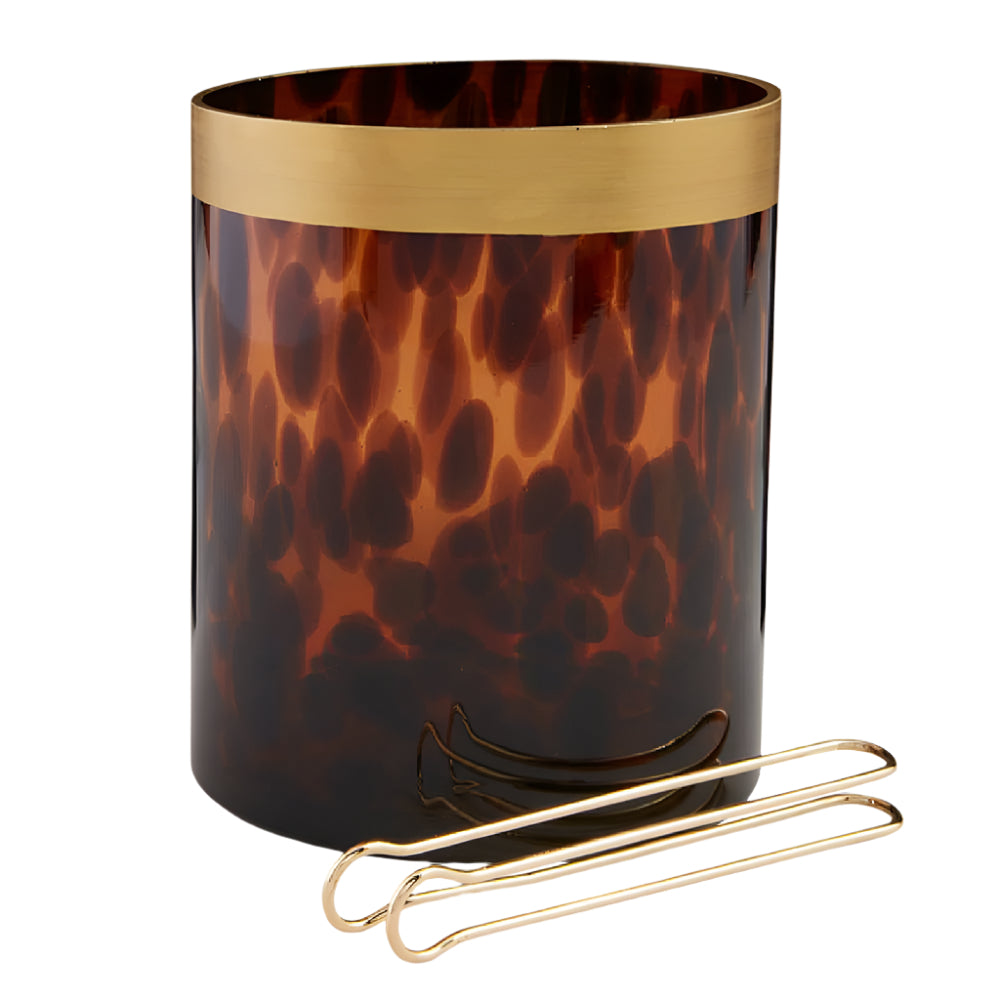 Mud Pie Tortoise Ice Bucket With Metal Tong Set HOME & GIFTS - Tabletop + Kitchen - Bar Accessories Mud Pie